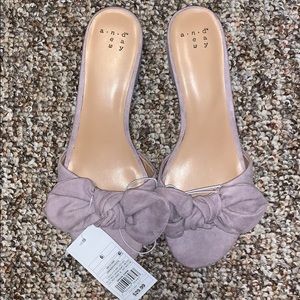 A New Day lavender sandals size 6.5